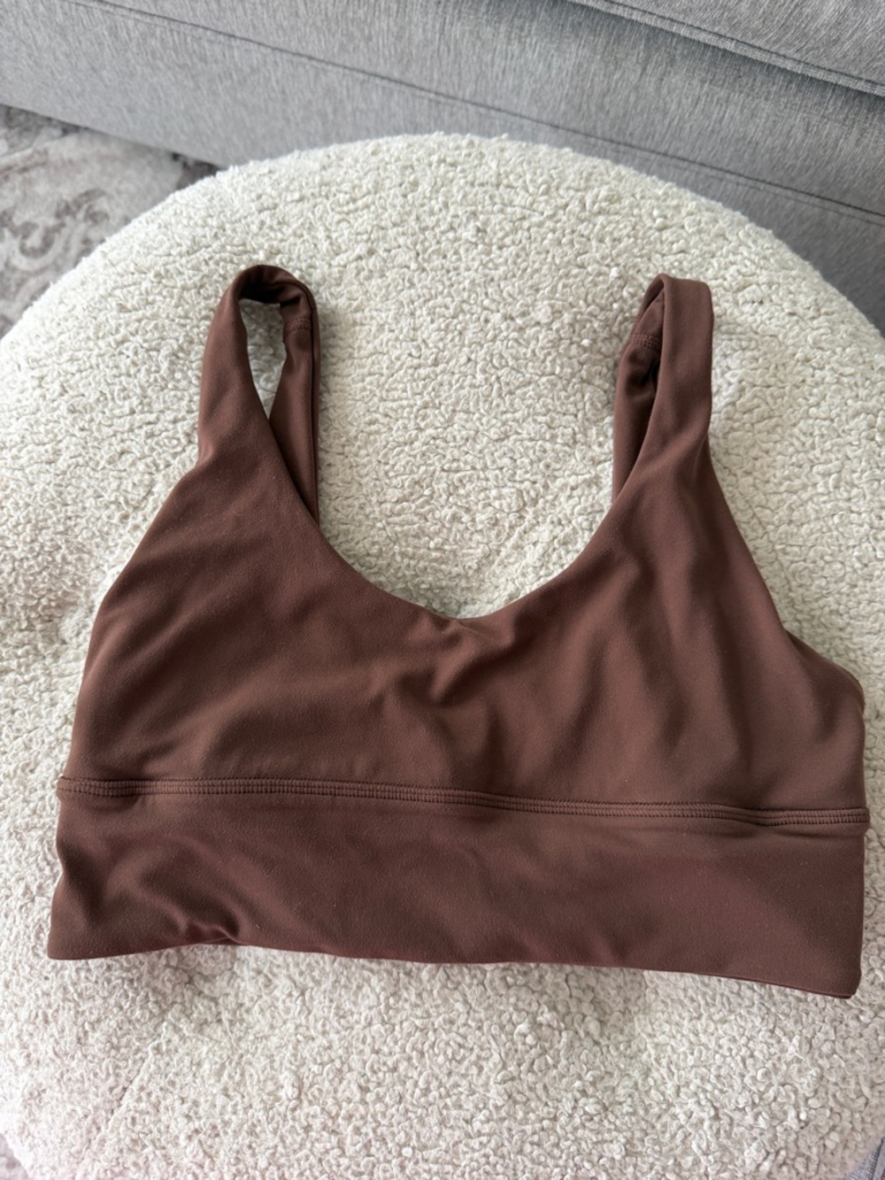 lululemon athletica Cocoa Brown Scoop Bralette